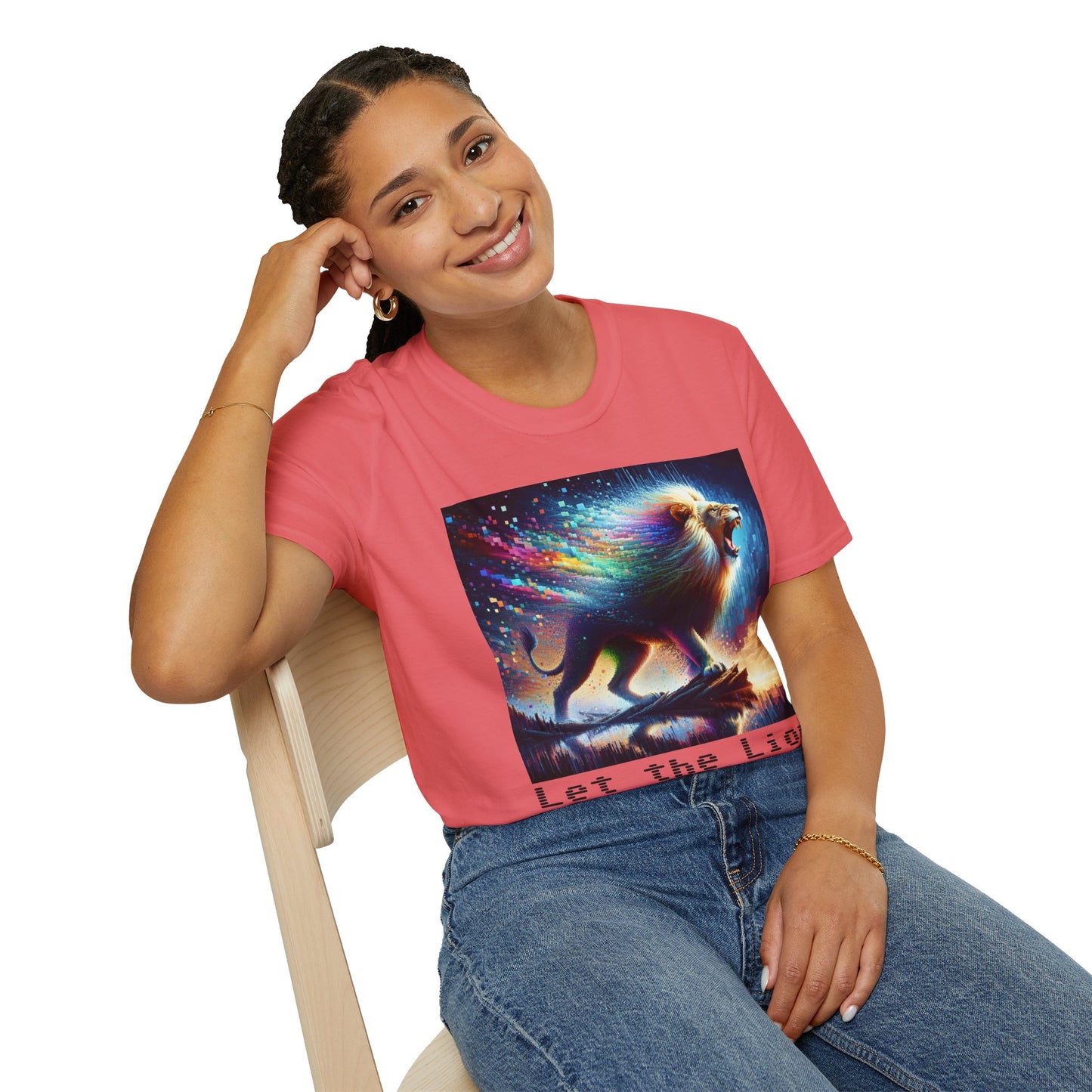 Unisex Softstyle T-Shirt - Lion roar