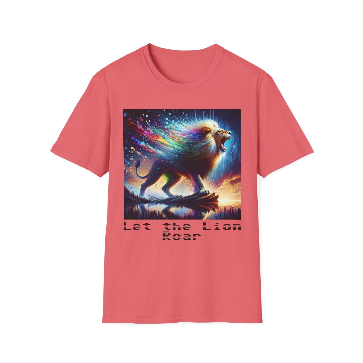 Unisex Softstyle T-Shirt - Lion roar