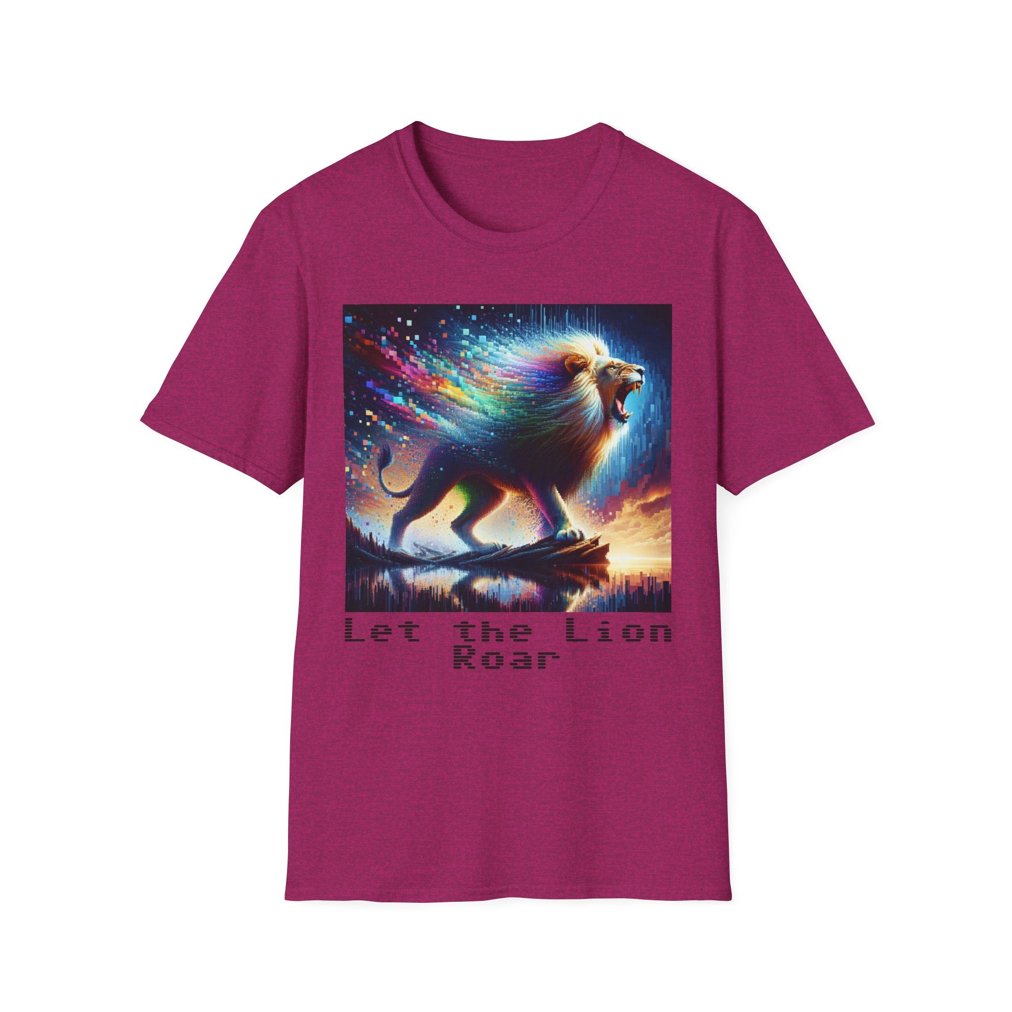 Unisex Softstyle T-Shirt - Lion roar