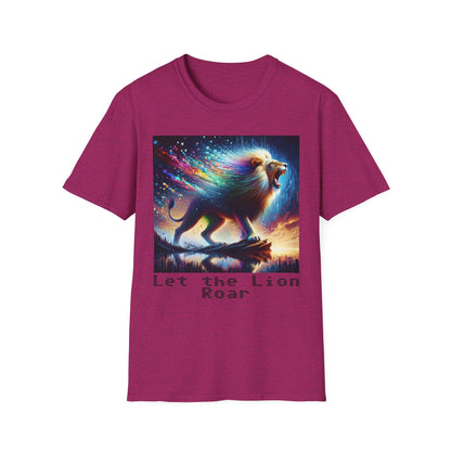 Unisex Softstyle T-Shirt - Lion roar