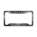 Acts 4:12 - Aluminum License Plate Frame