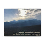 John 1:5 - Framed Canvas Wall Art