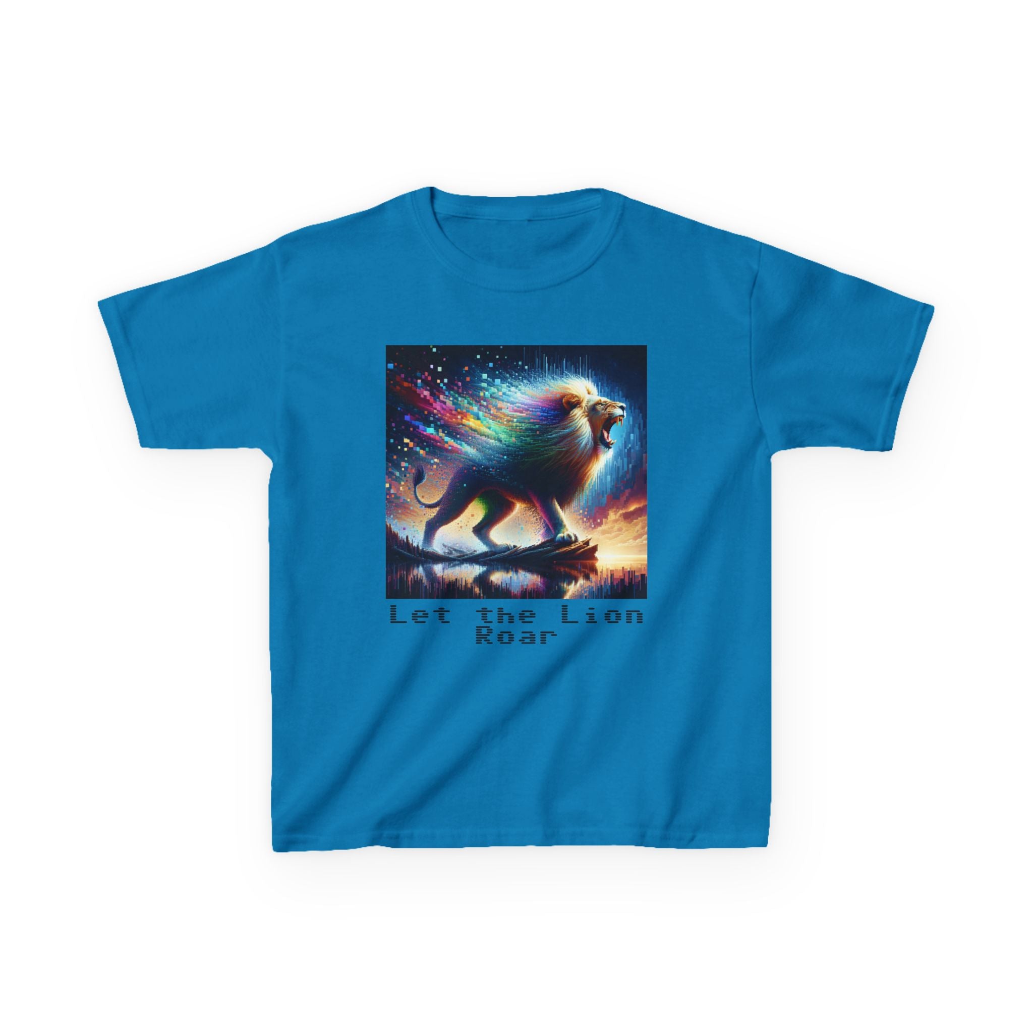 Kids Heavy Cotton™ Tee - Let the lion roar