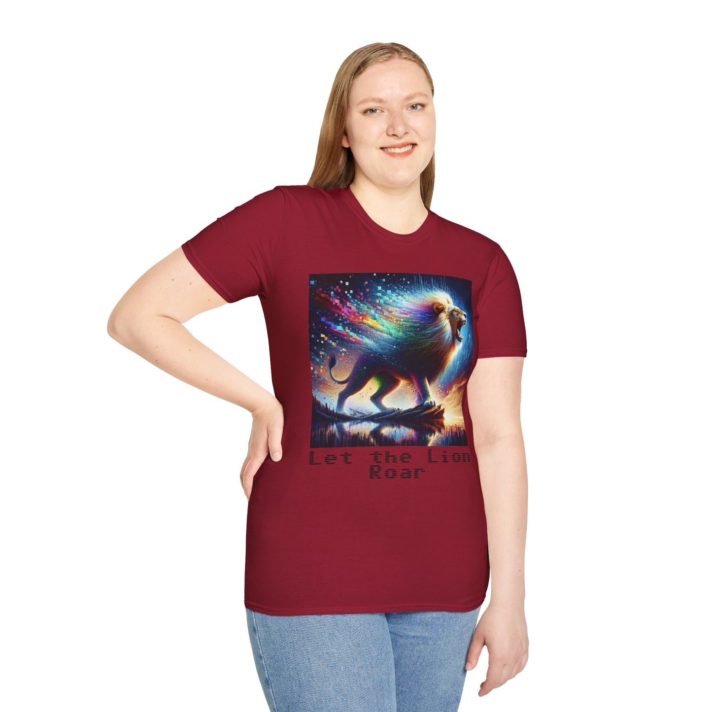 Unisex Softstyle T-Shirt - Lion roar