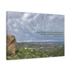 Ecclesiastes 12:13 - Framed Canvas Wall Art