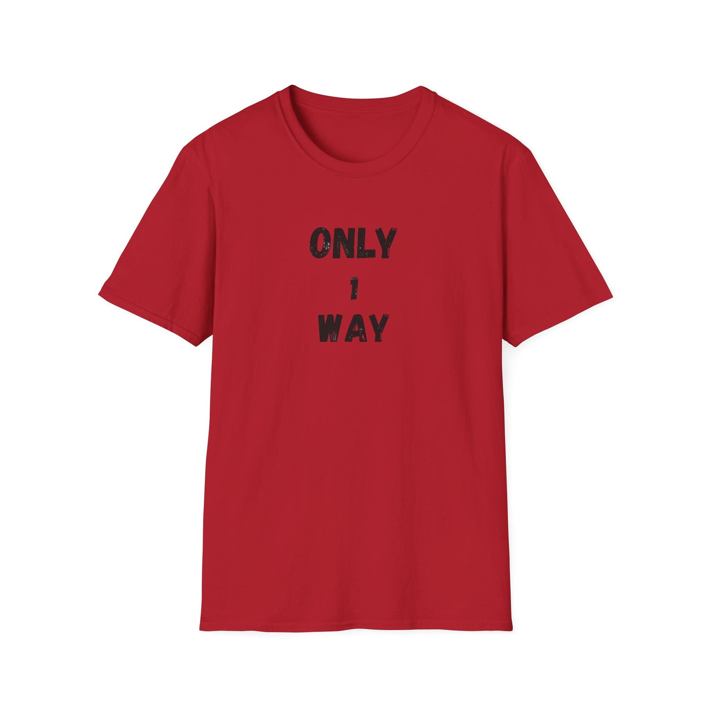 Unisex Softstyle T-Shirt - Only 1 way