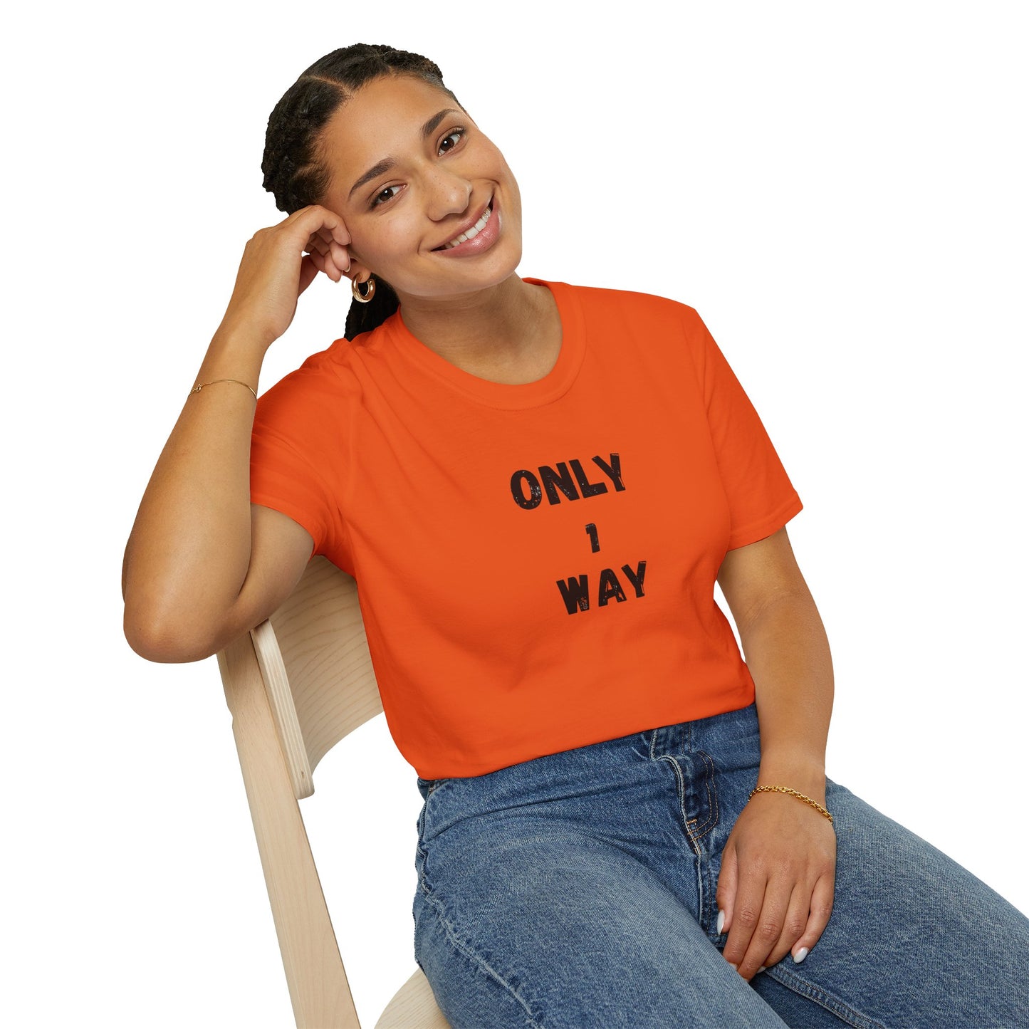 Unisex Softstyle T-Shirt - Only 1 way