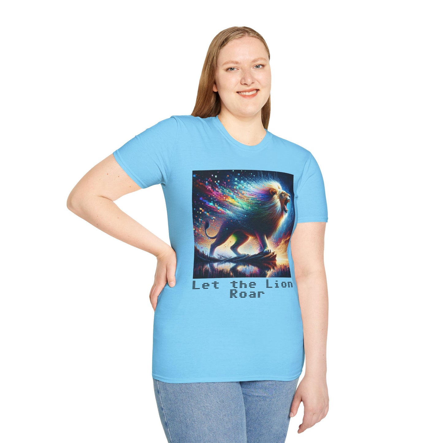 Unisex Softstyle T-Shirt - Lion roar