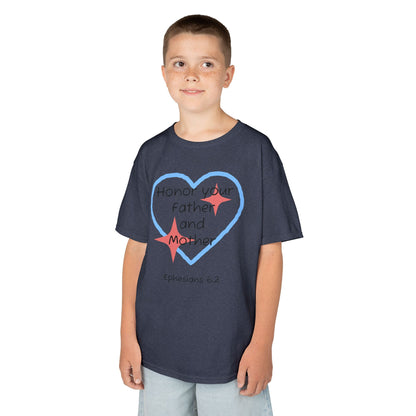 Kids Heavy Cotton™ Tee - Ephesians 6:2