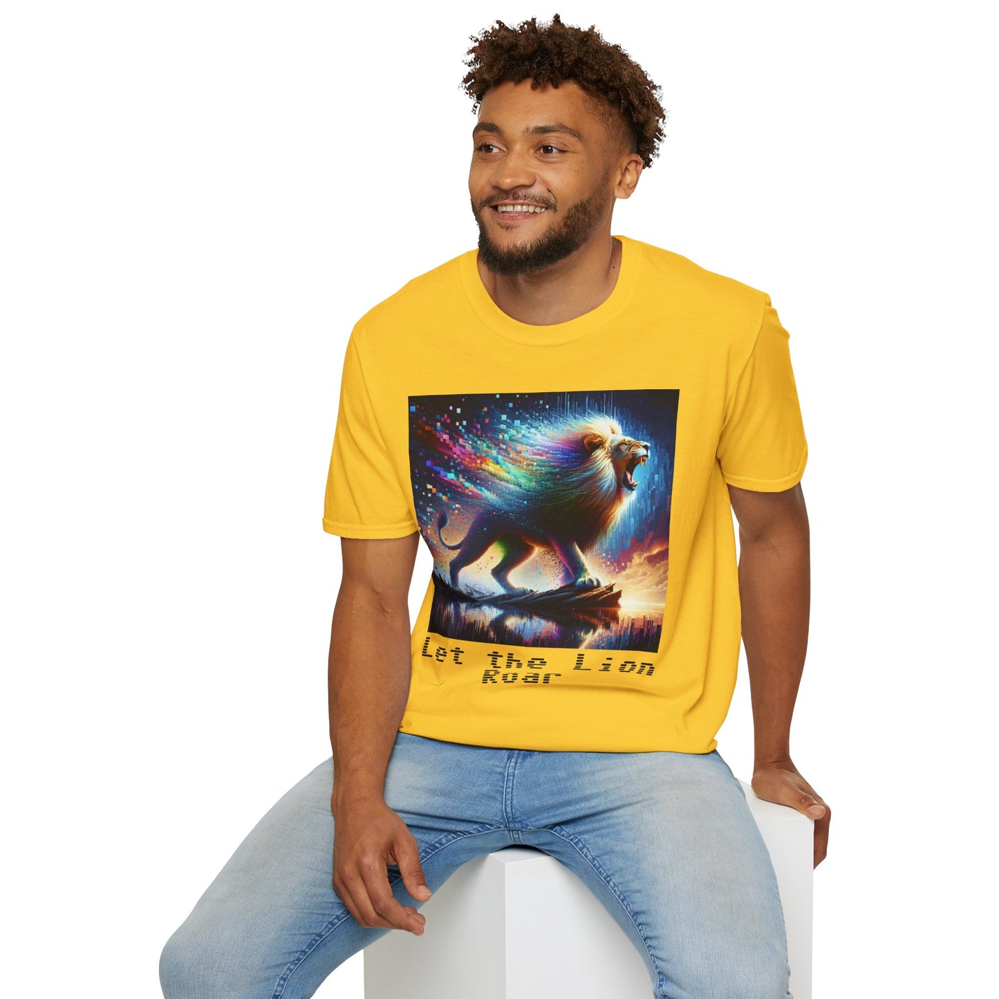 Unisex Softstyle T-Shirt - Lion roar
