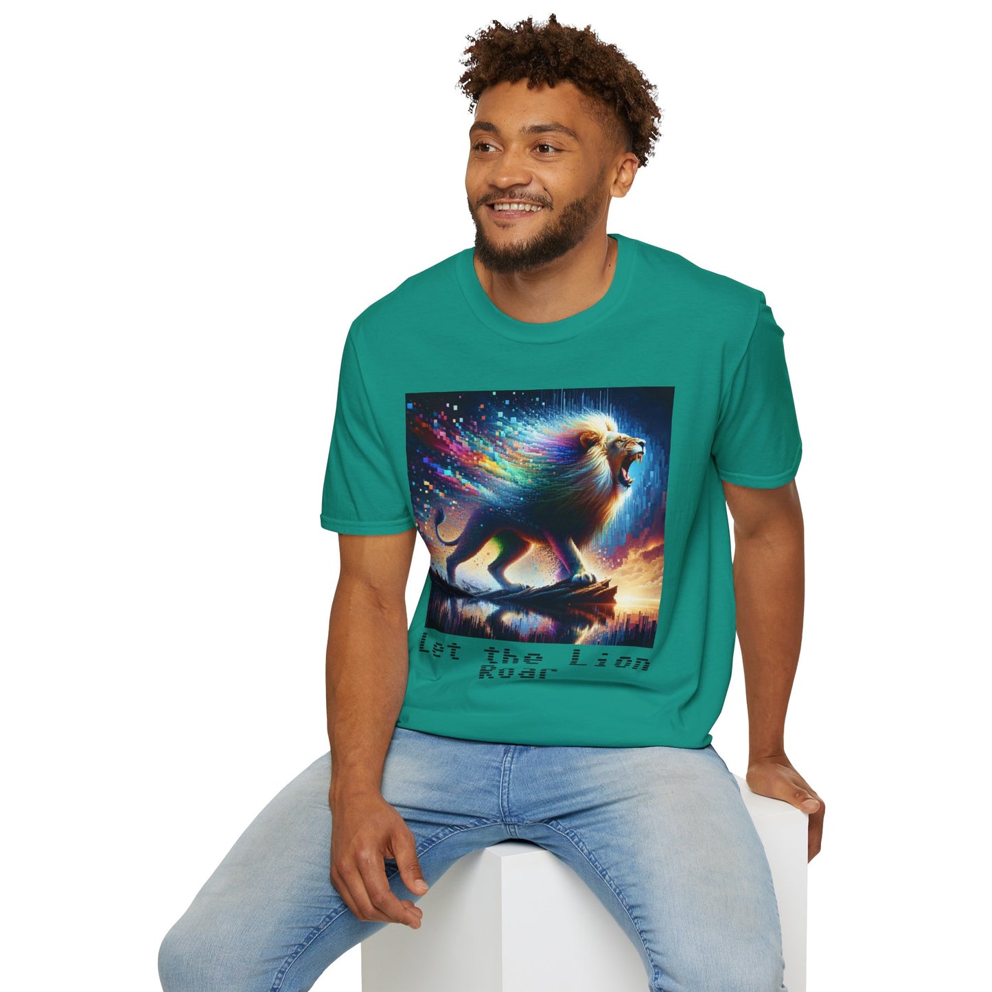 Unisex Softstyle T-Shirt - Lion roar