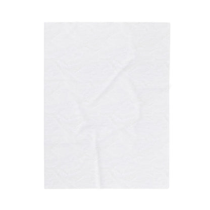 Velveteen Plush Blanket - Faith Moves Mountains