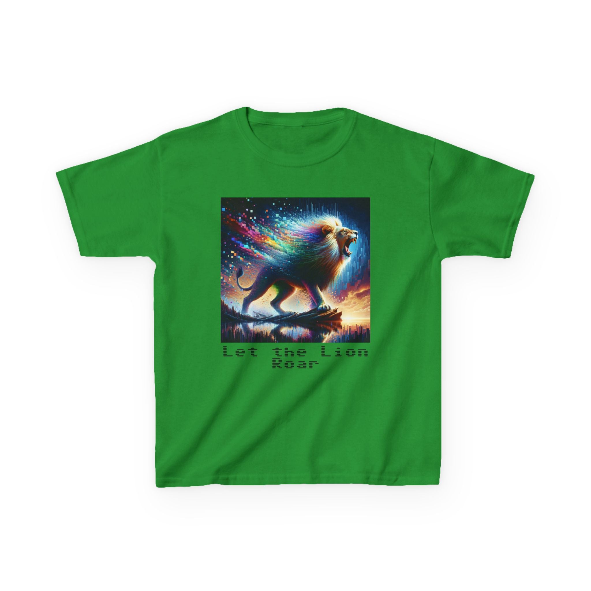 Kids Heavy Cotton™ Tee - Let the lion roar