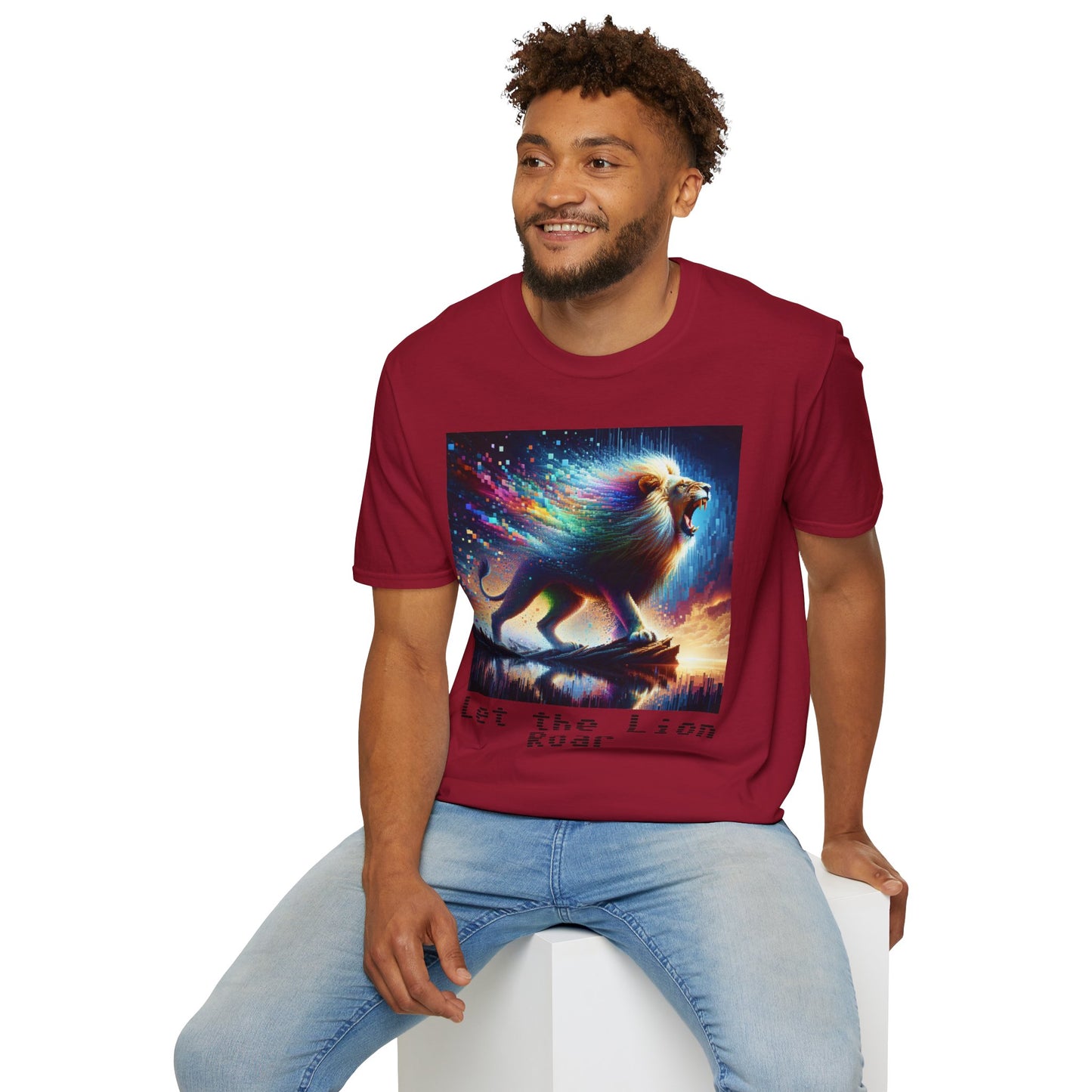 Unisex Softstyle T-Shirt - Lion roar