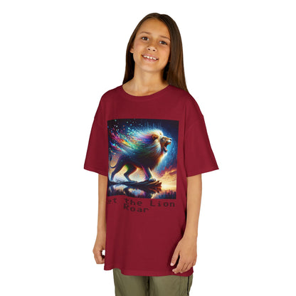 Kids Heavy Cotton™ Tee - Let the lion roar