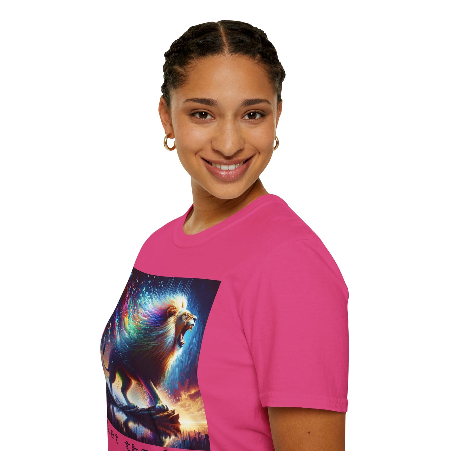 Unisex Softstyle T-Shirt - Lion roar