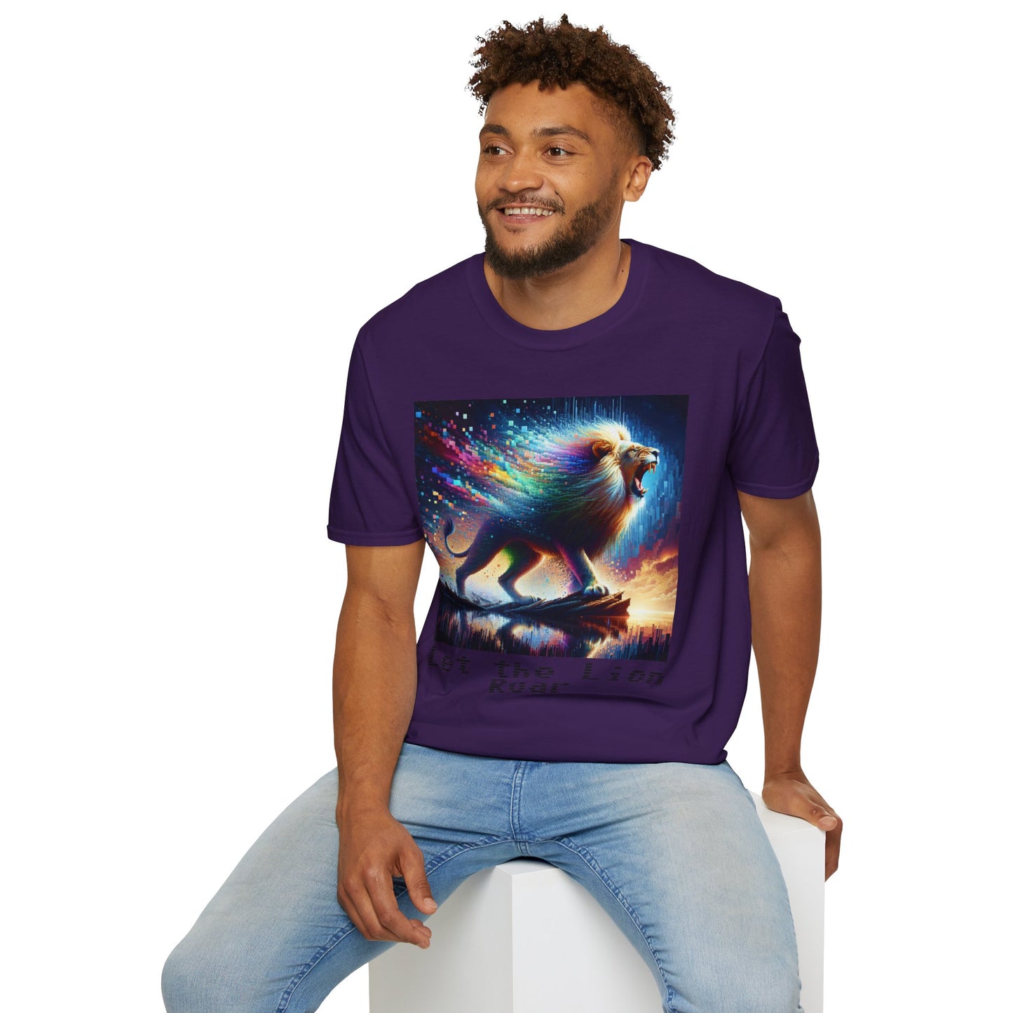 Unisex Softstyle T-Shirt - Lion roar