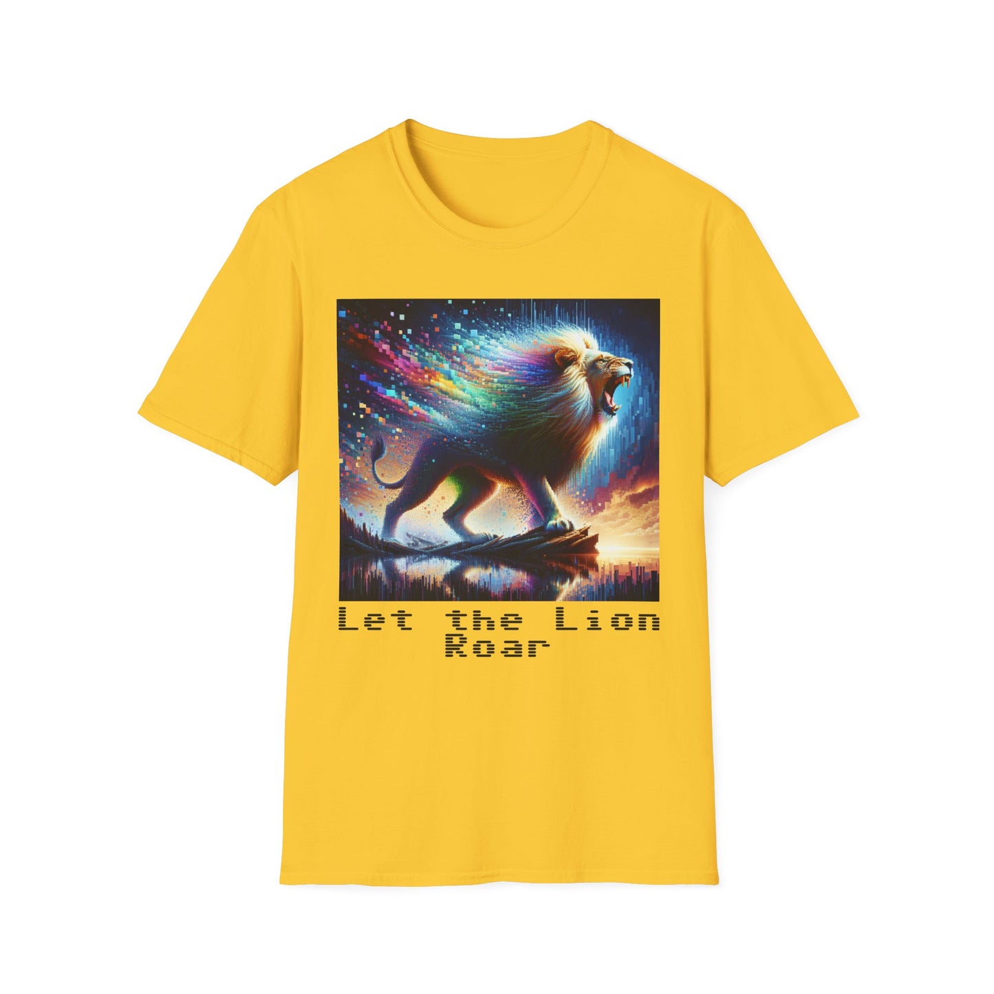 Unisex Softstyle T-Shirt - Lion roar