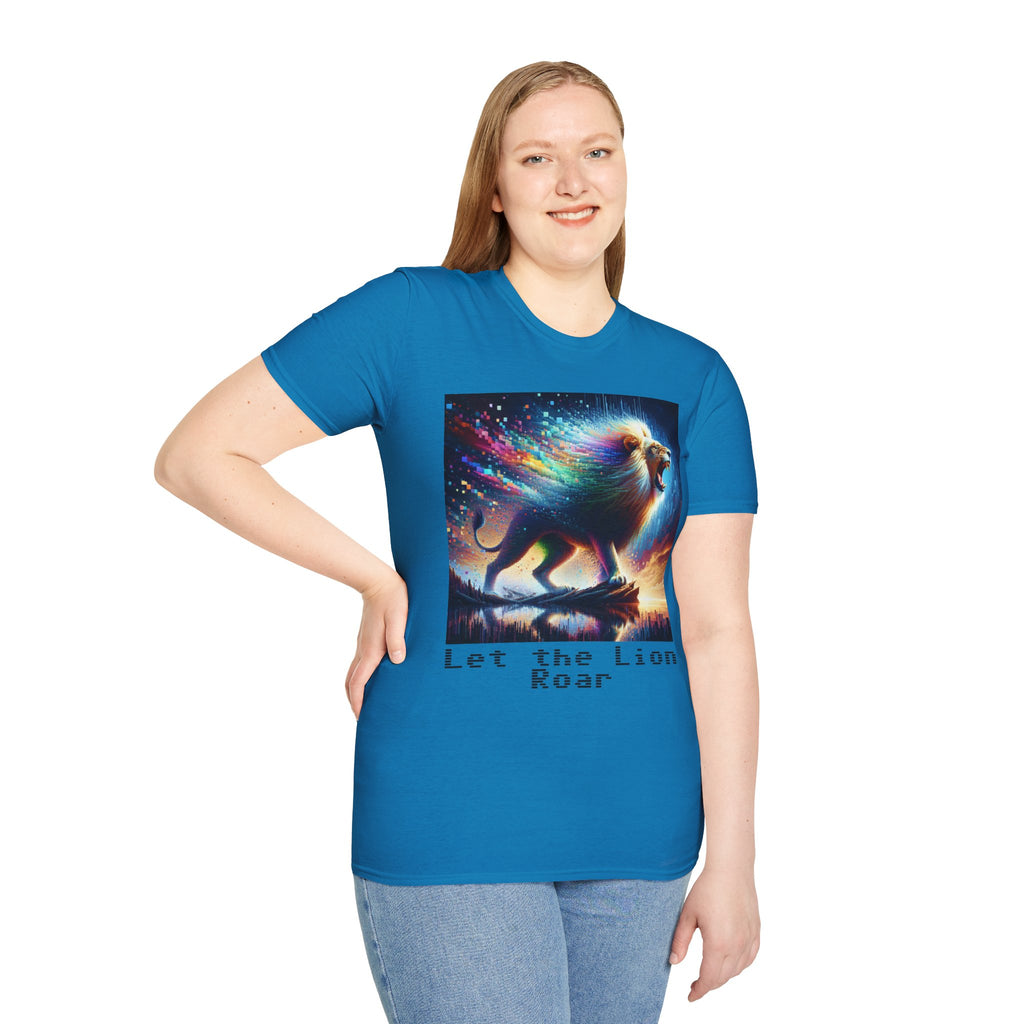 Unisex Softstyle T-Shirt - Lion roar