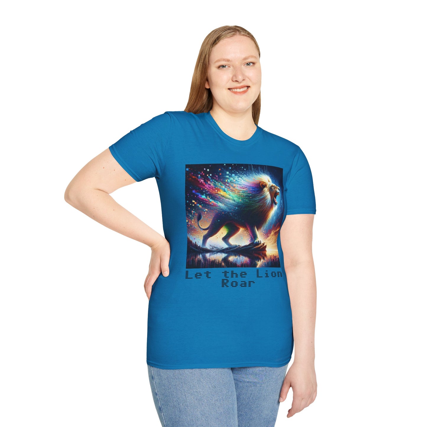 Unisex Softstyle T-Shirt - Lion roar
