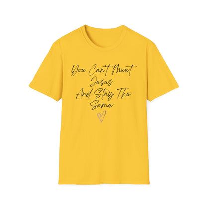 Unisex Softstyle T-Shirt - Meet Jesus