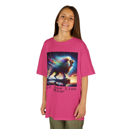Kids Heavy Cotton™ Tee - Let the lion roar