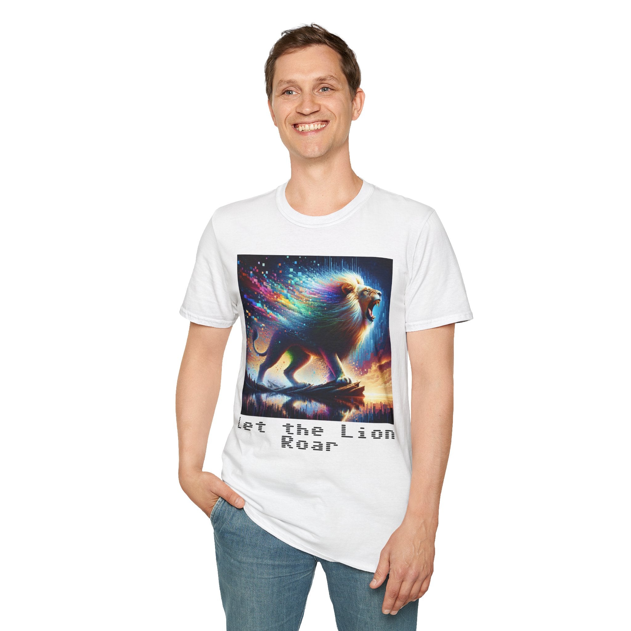 Unisex Softstyle T-Shirt - Lion roar