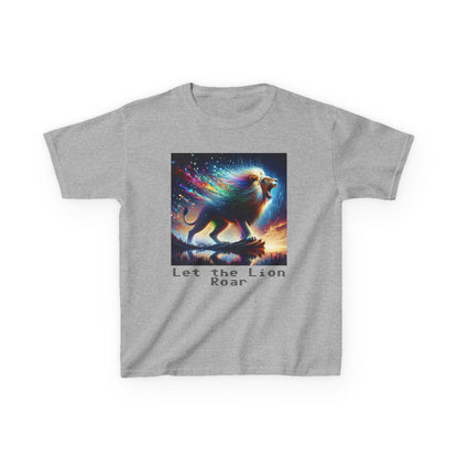 Kids Heavy Cotton™ Tee - Let the lion roar