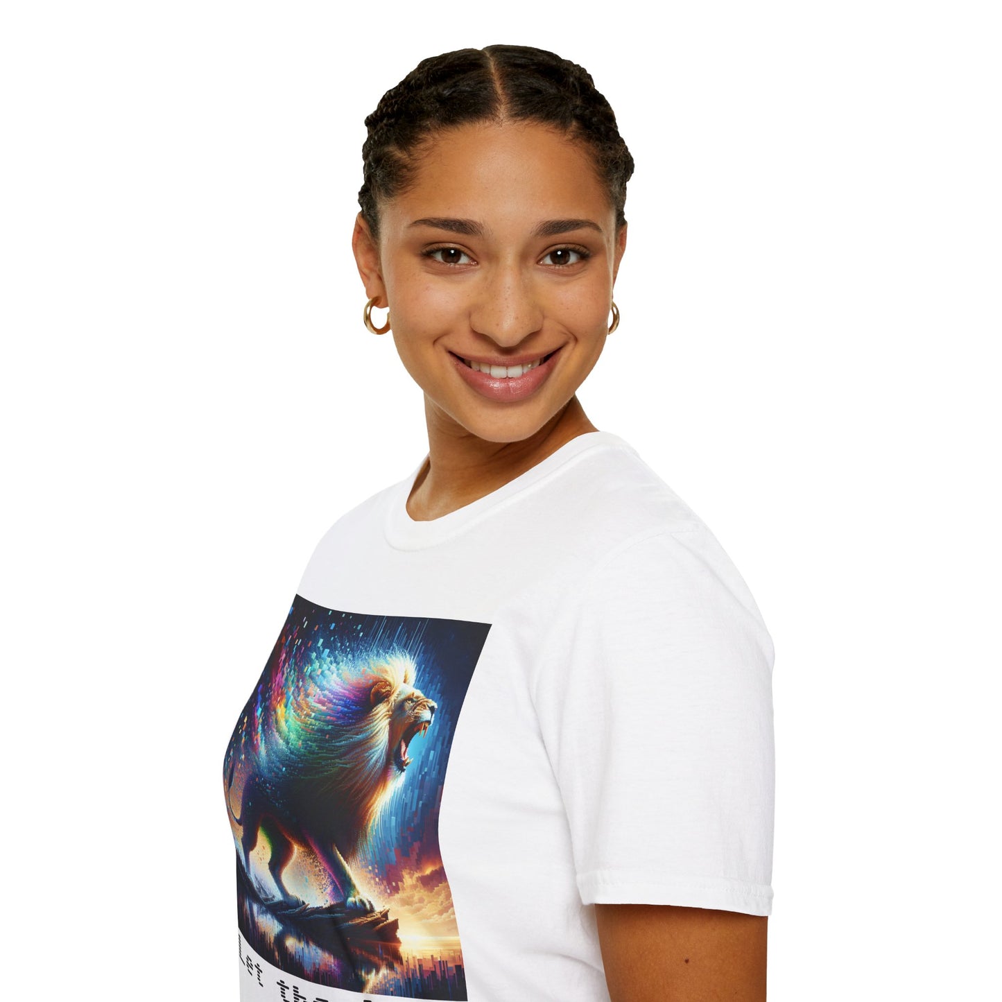 Unisex Softstyle T-Shirt - Lion roar