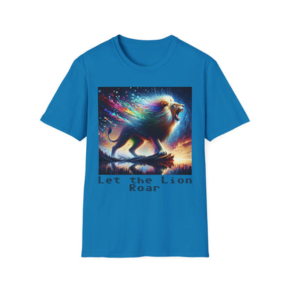Unisex Softstyle T-Shirt - Lion roar
