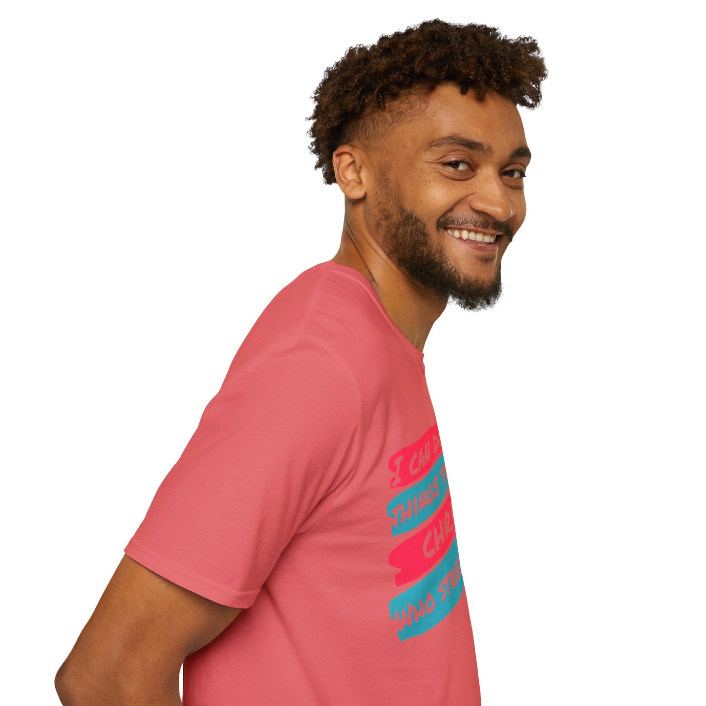 Unisex Softstyle T-Shirt - All things through Christ