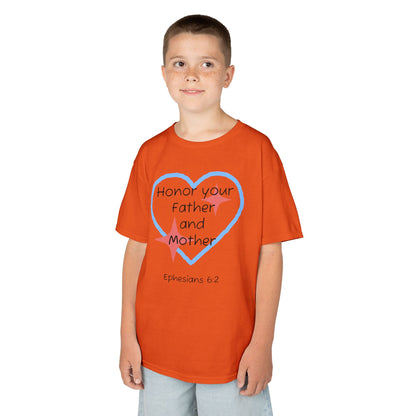 Kids Heavy Cotton™ Tee - Ephesians 6:2