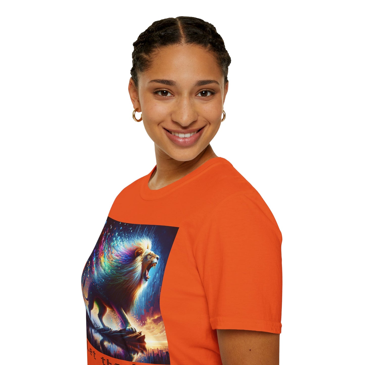 Unisex Softstyle T-Shirt - Lion roar