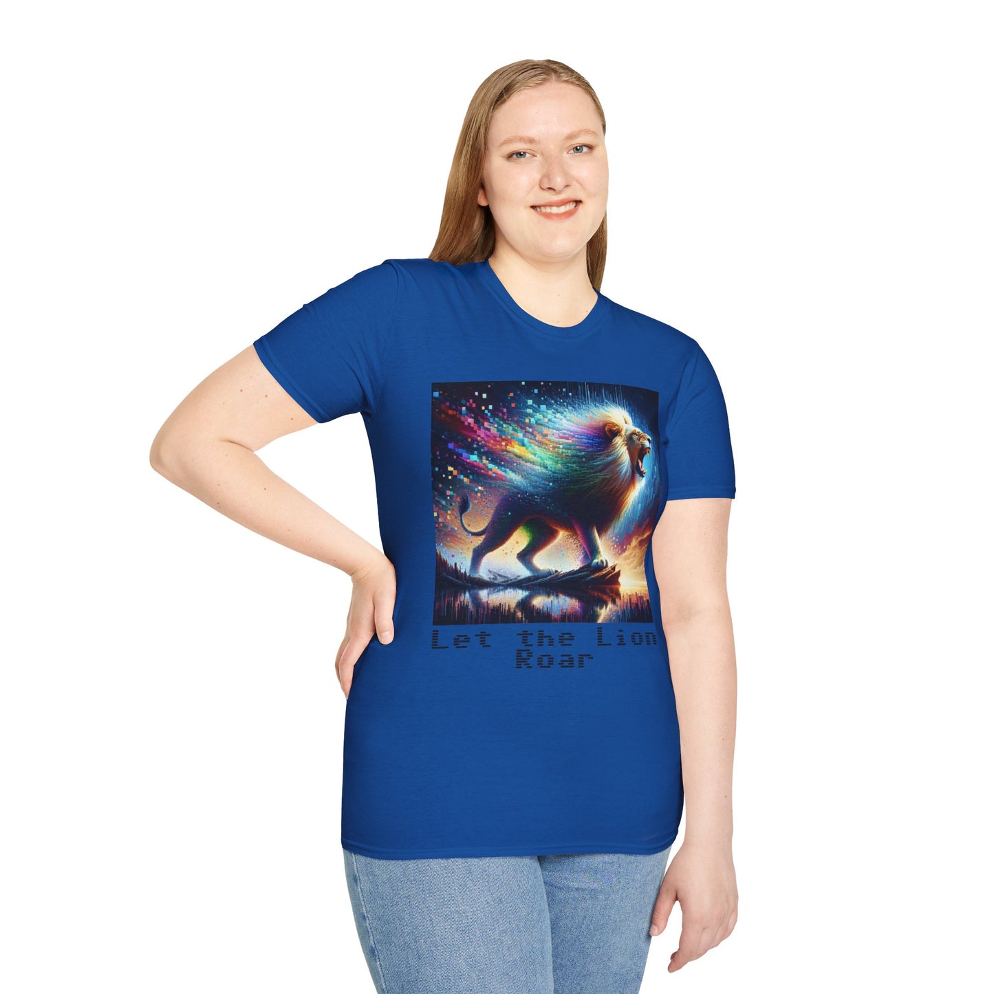 Unisex Softstyle T-Shirt - Lion roar
