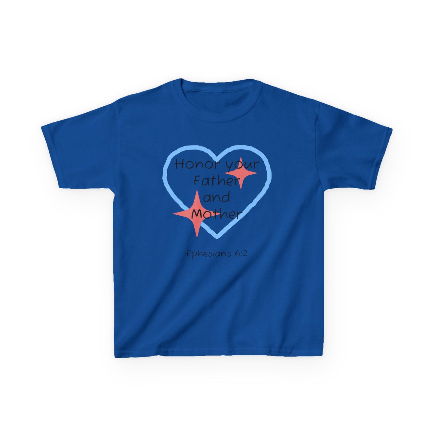 Kids Heavy Cotton™ Tee - Ephesians 6:2