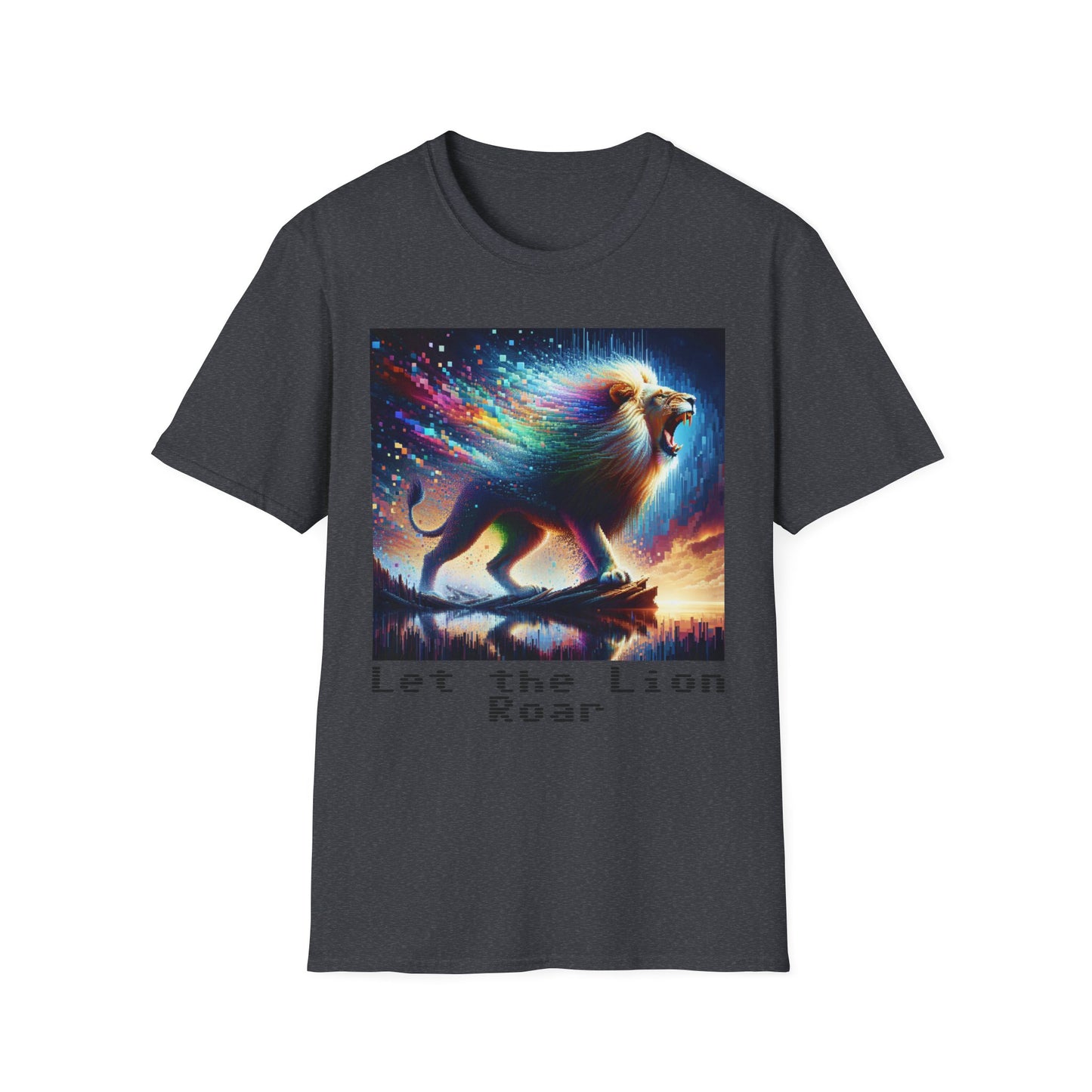 Unisex Softstyle T-Shirt - Lion roar