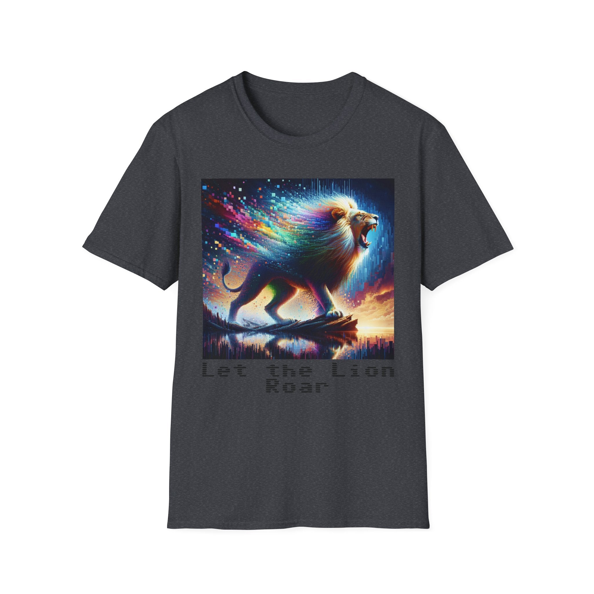 Unisex Softstyle T-Shirt - Lion roar