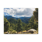1 John 4:8 - Framed Canvas Wall Art