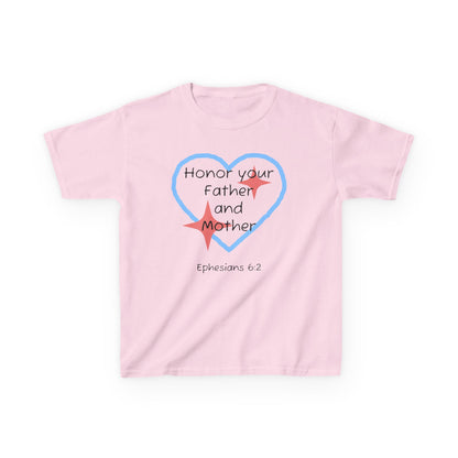 Kids Heavy Cotton™ Tee - Ephesians 6:2