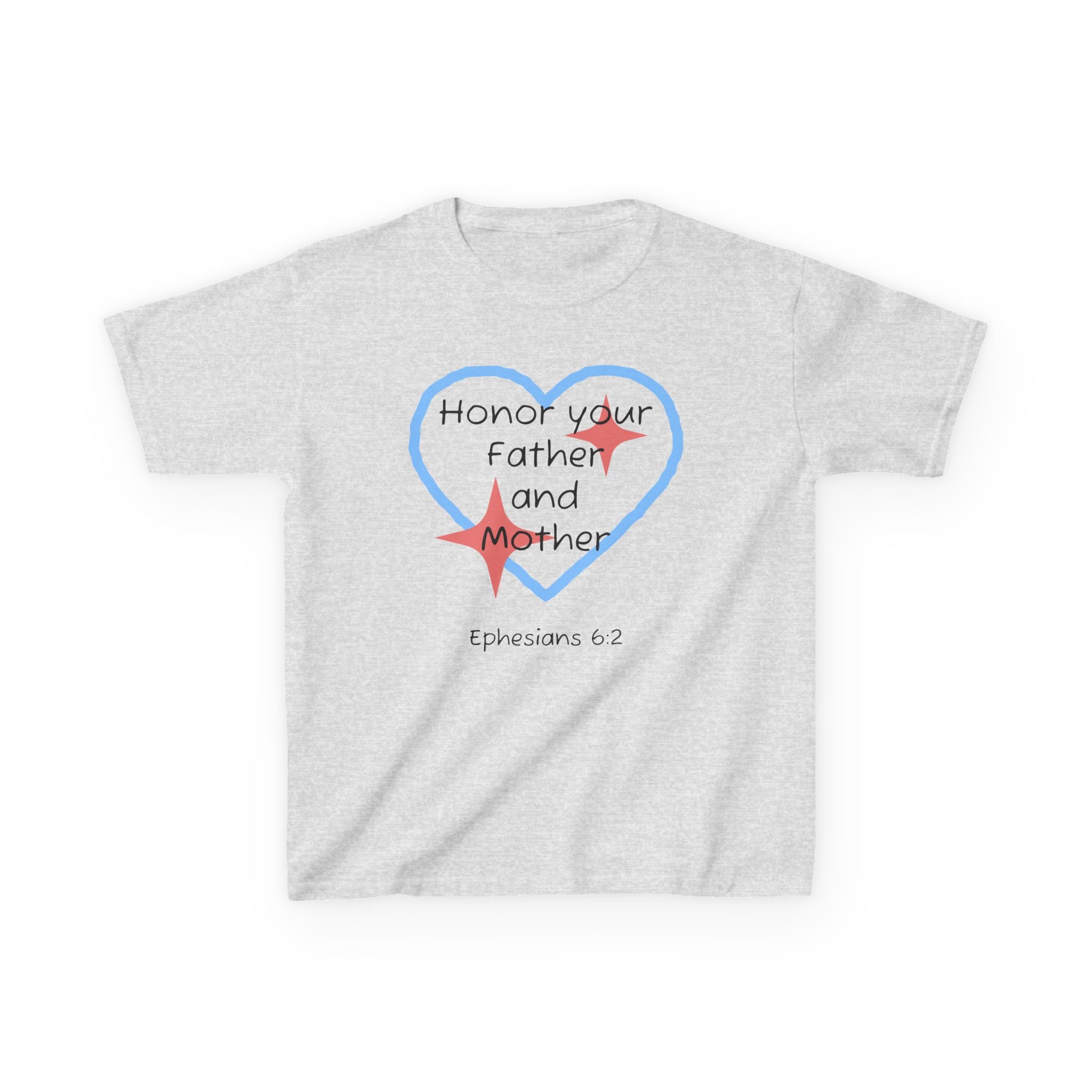 Kids Heavy Cotton™ Tee - Ephesians 6:2