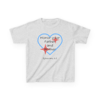 Kids Heavy Cotton™ Tee - Ephesians 6:2
