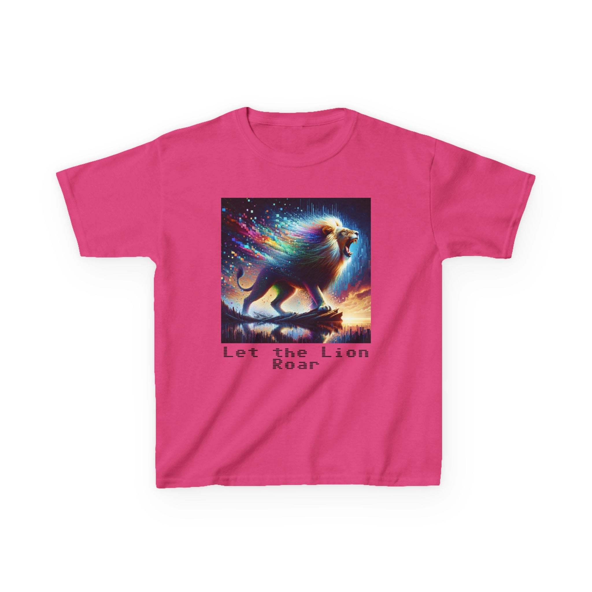 Kids Heavy Cotton™ Tee - Let the lion roar
