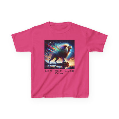 Kids Heavy Cotton™ Tee - Let the lion roar