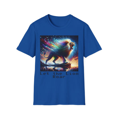 Unisex Softstyle T-Shirt - Lion roar