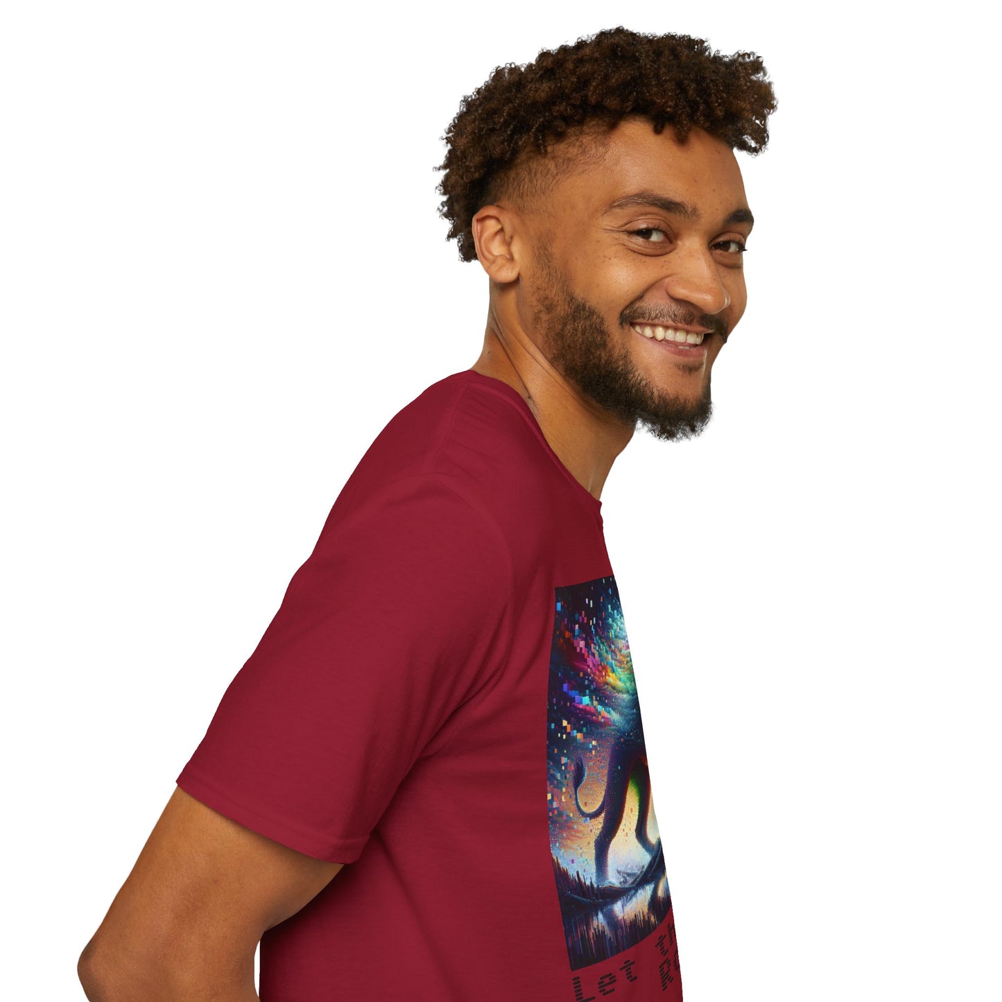 Unisex Softstyle T-Shirt - Lion roar