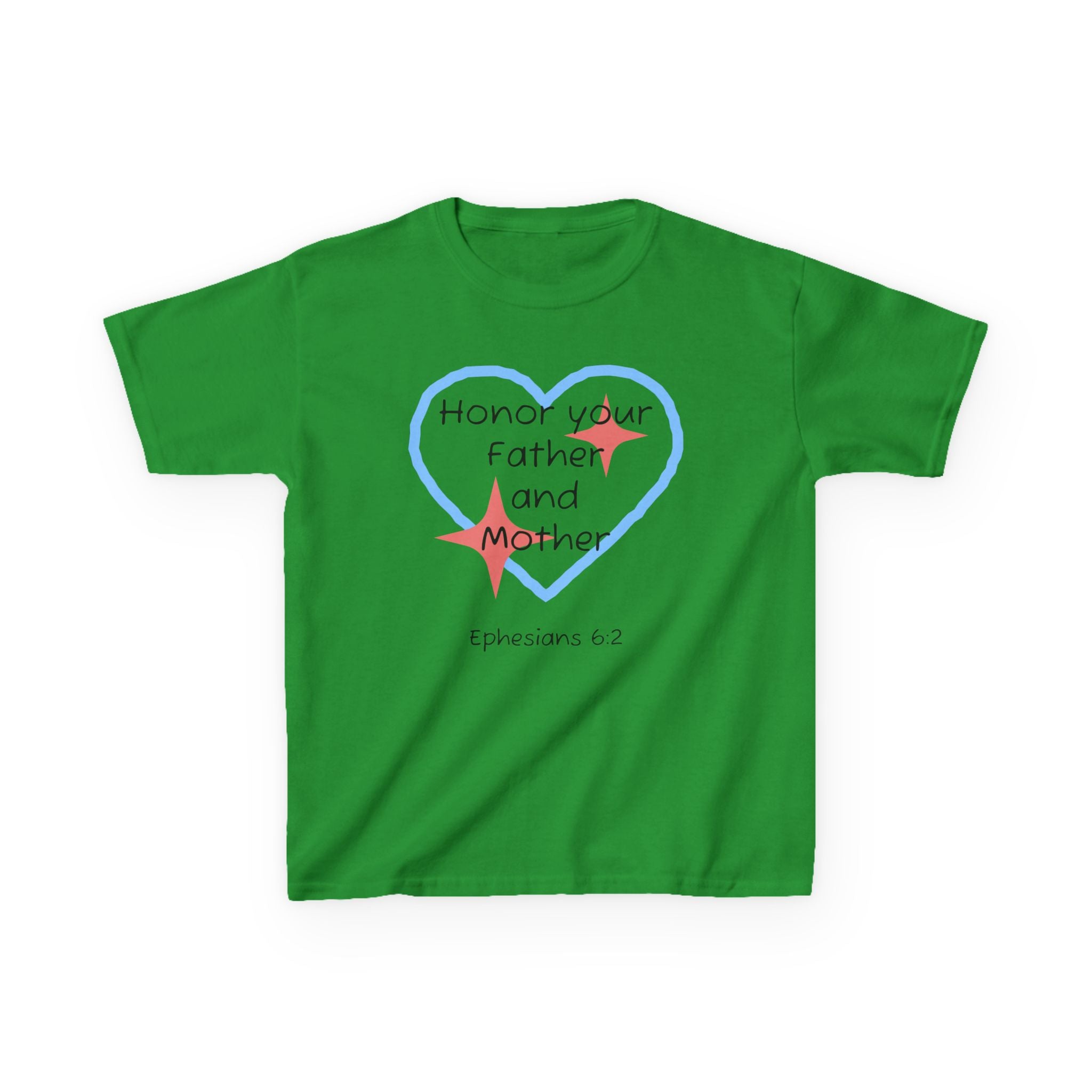 Kids Heavy Cotton™ Tee - Ephesians 6:2