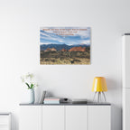 Job 28:28 - Framed Canvas Wall Art