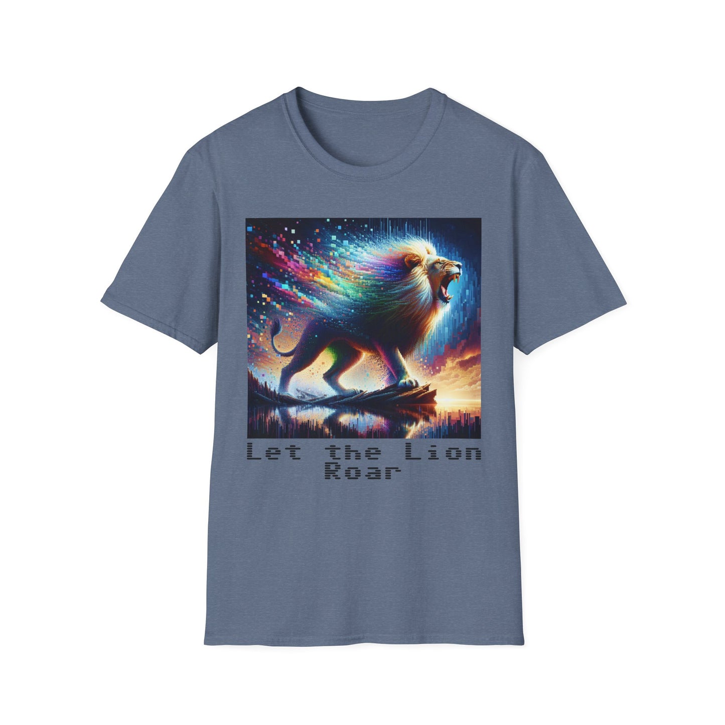 Unisex Softstyle T-Shirt - Lion roar
