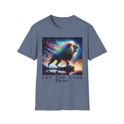 Unisex Softstyle T-Shirt - Lion roar