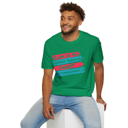 Unisex Softstyle T-Shirt - All things through Christ